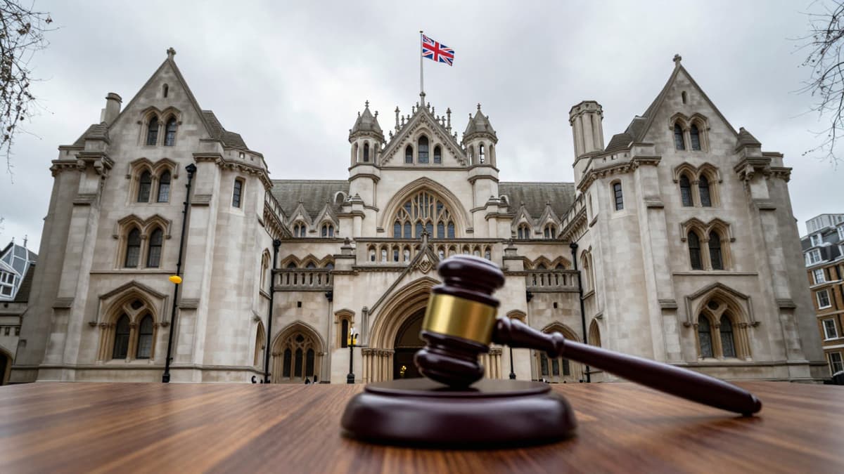 High Court of Justice London exterior with gavel symbolizing the extradition ruling.