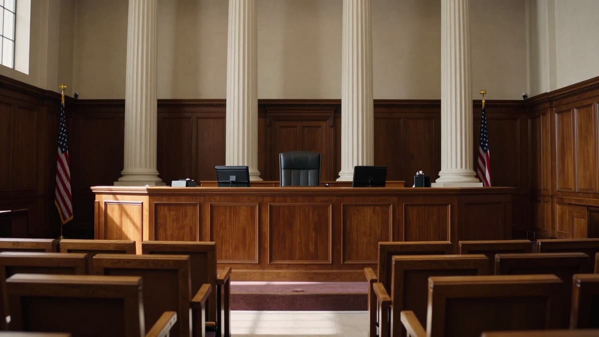 Interior of the US Supreme Court chamber with wooden benches and columns, symbolizing the birthright citizenship hearing.