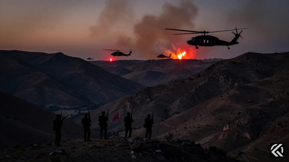 US helicopters search Iranian mountains for missing crew amid tribal resistance and explosions.