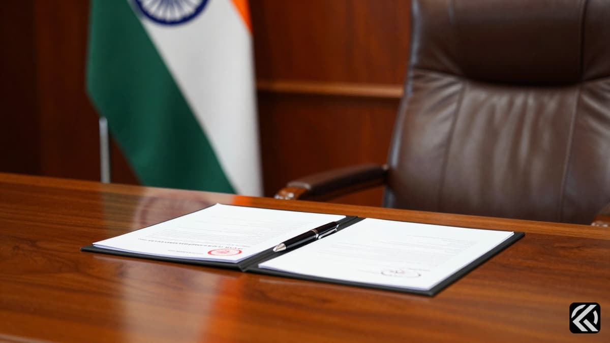 Official resignation document on Governor's desk with Indian and Assam flags in background.