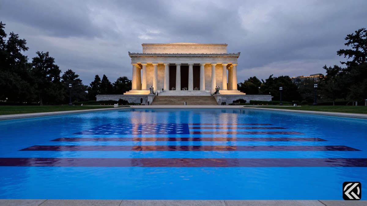 Lawsuit Challenges Trump Administration’s Blue Paint on Reflecting Pool
