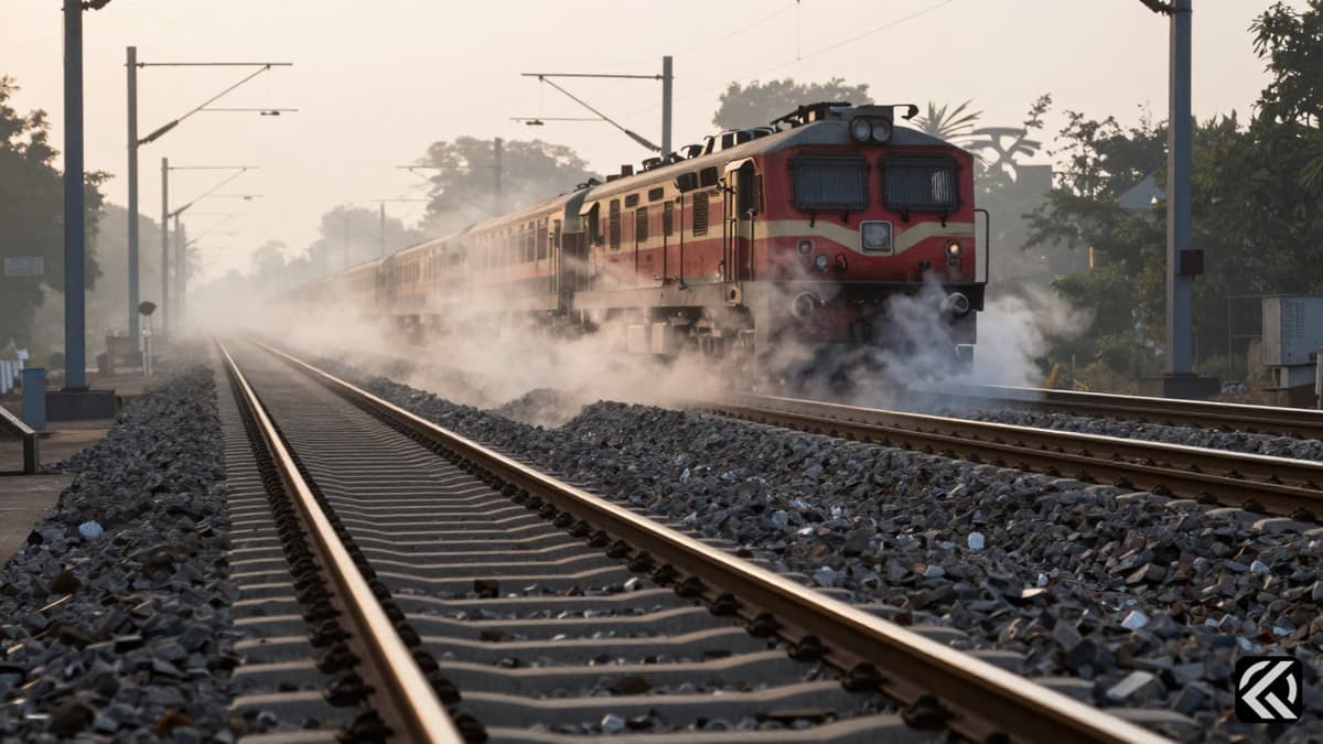 Fire on Rajdhani Express in Ratlam district Sparks Emergency Response