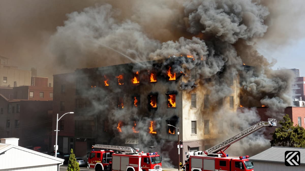Tragic New Delhi Hotel Fire Claims 21 Lives, Including 18 Foreigners