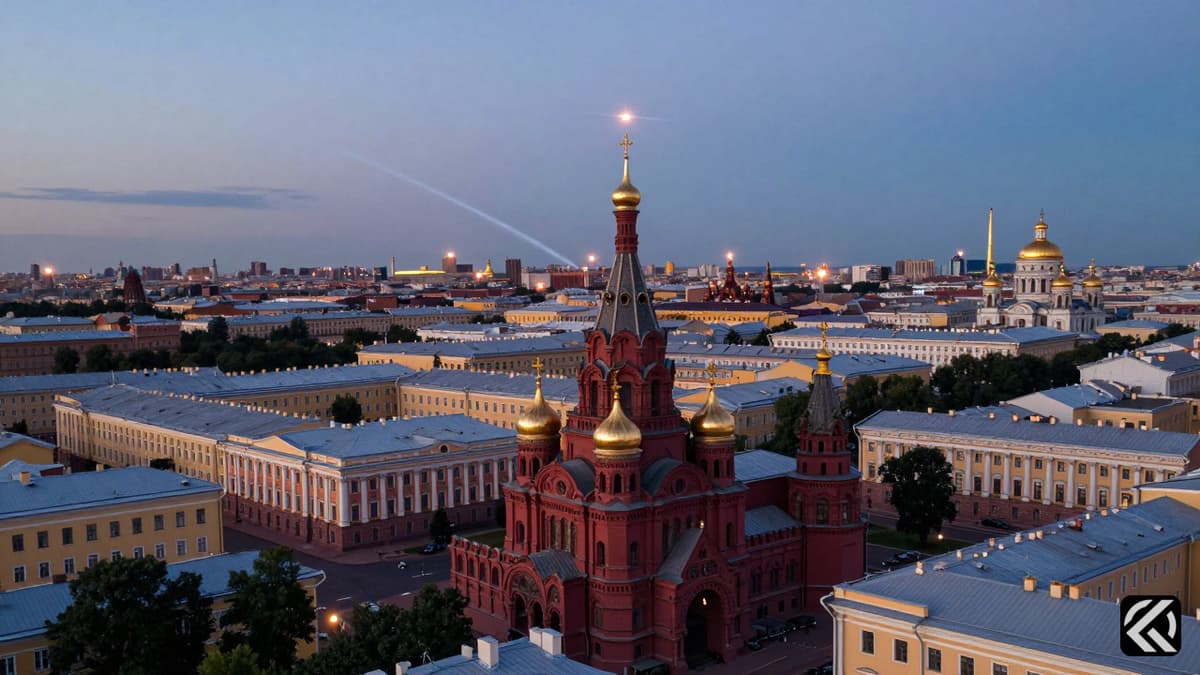 Ukraine Strikes St Petersburg During Economic Forum