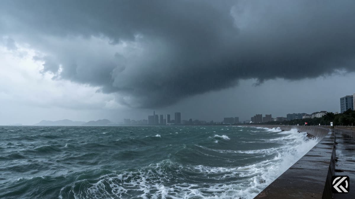 Typhoon Bavi Brings Chaos as It Strikes Zhejiang