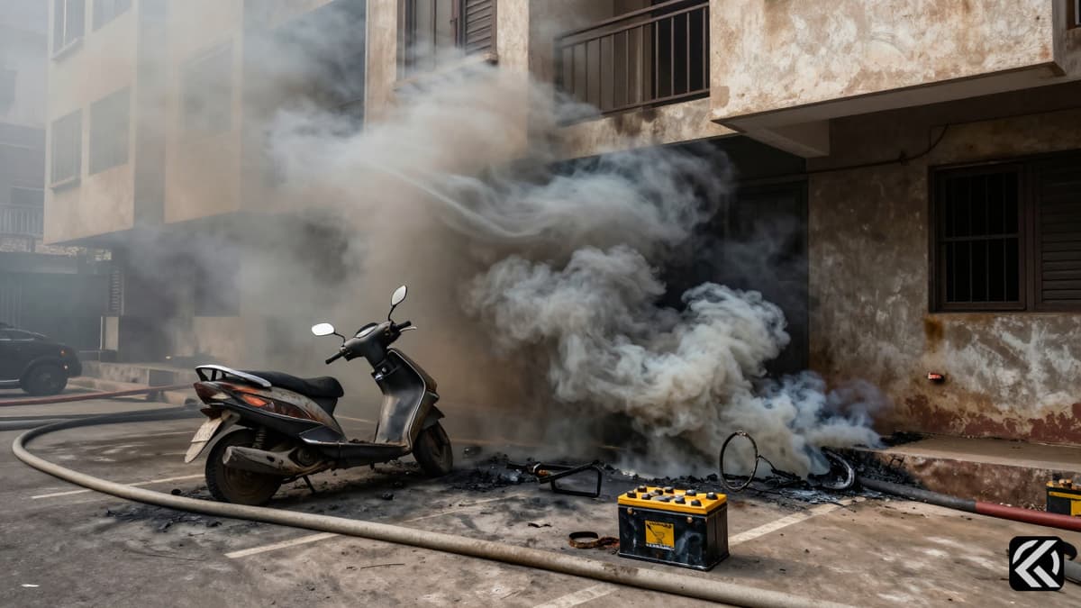 Deadly Noida Residential Fire Traced to EV Charging Ignition
