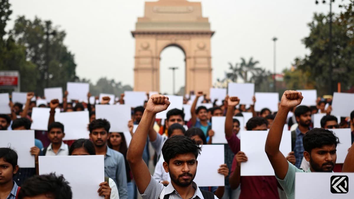 Youth-Led India Student Protests Challenge Exam Integrity