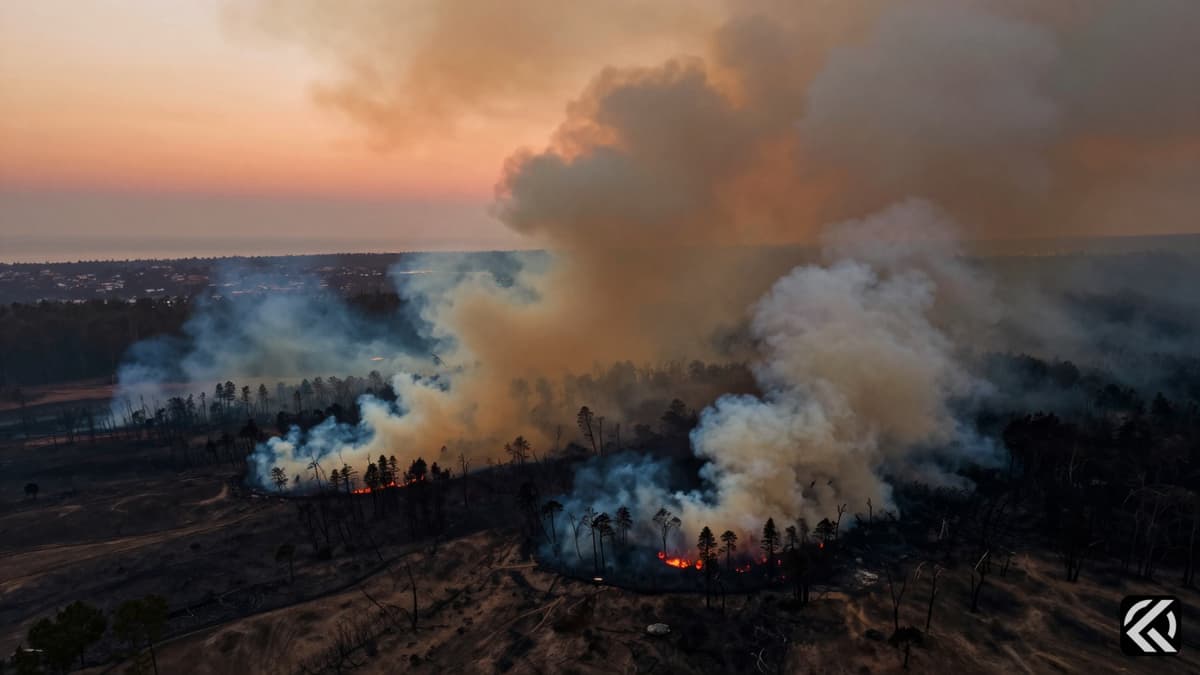 Over 250,000 Evacuated as Wildfires Ravage Spain and France