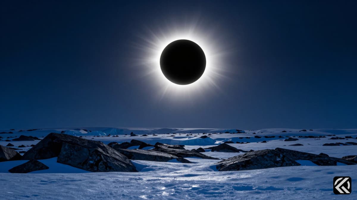 Total Solar Eclipse Darkens Skies Over Greenland and Iceland